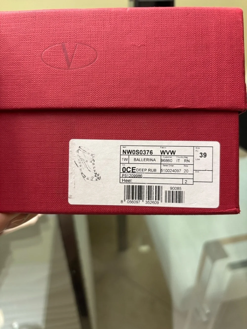 Authentic Valentino Brown Suede Rockstud Caged Pointed-Toe Flats